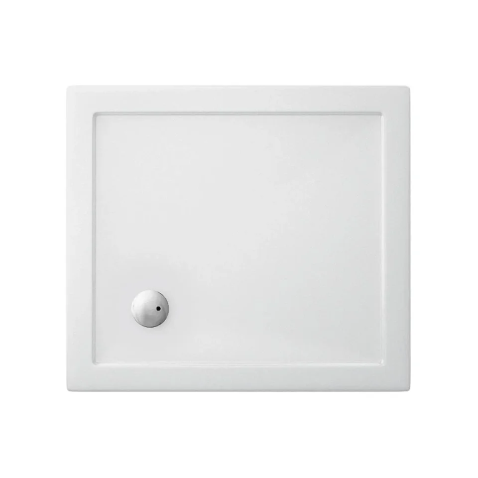 Britton Rectangular Shower Tray 800 X 900mm detail view - Image 1