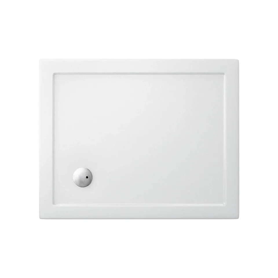 Britton Rectangular Shower Tray 800 X 1000mm detail view - Image 1