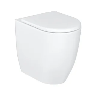 Britton Milan Rimless Back To Wall Wc & Seat Gloss White