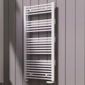 Reina Diva 400 X 1200 Towel Radiator White Flat