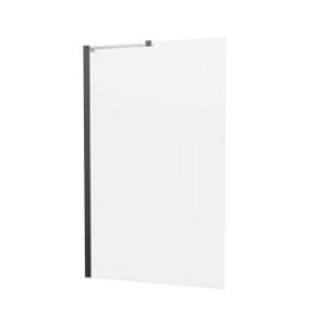 Britton Hoxton 6 Fixed Bath Screen 900 Matt Black