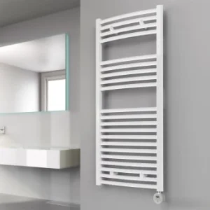 Reina Diva 400 X 800 Towel Radiator White Flat