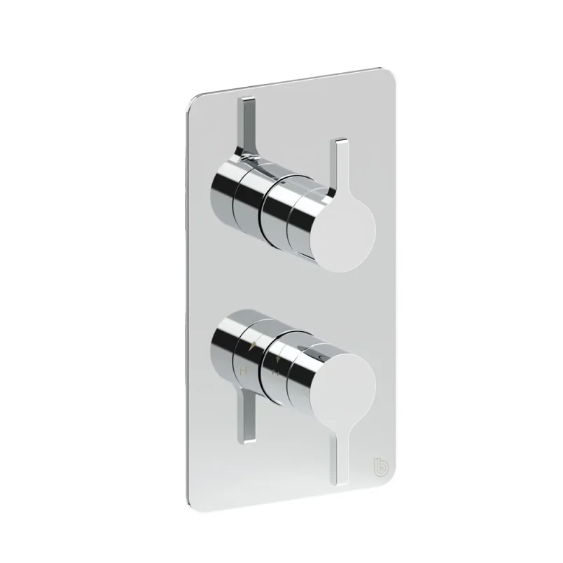 Britton Hoxton 2.0 Shower Mixer Without Diverter Including The Conceal Valve Chrome detail view - Image 1