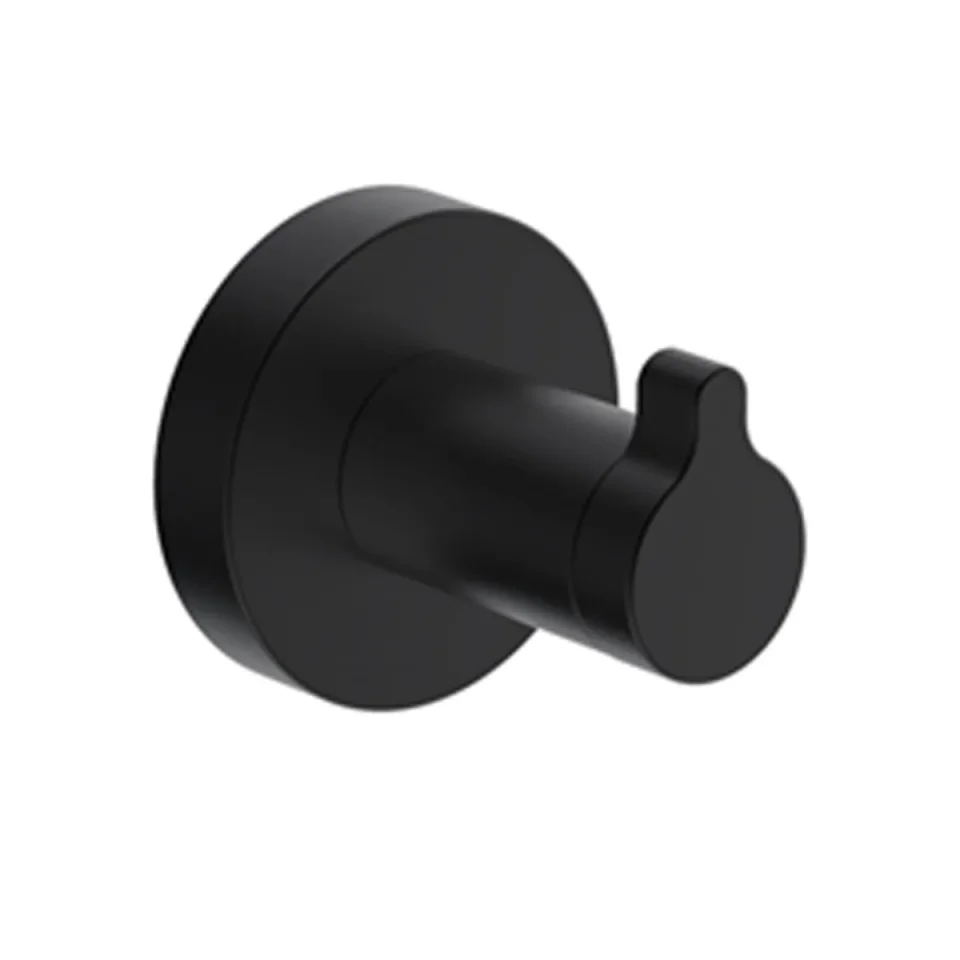 Britton Hoxton 2.0 Robe Hook Matt Black detail view - Image 1