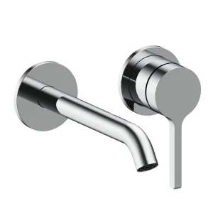 Britton Hoxton 2.0 2 Hole Wall Basin Mixer Chrome