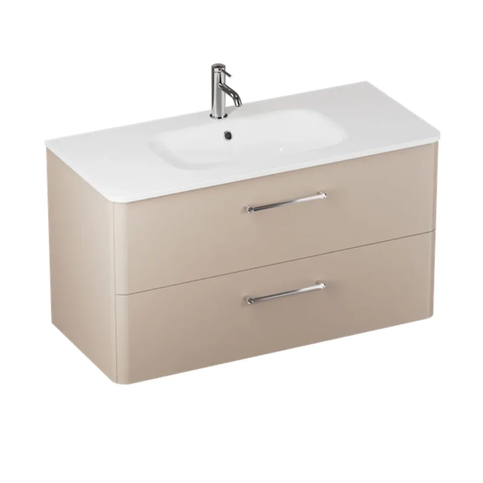 Britton Camberwell Unit 1000mm Warm Beige detail view - Image 1