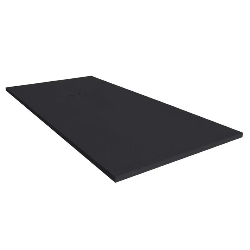 Merlyn Truestone Rectangle Tray Pure Black 1200 X 800mm detail view - Image 2