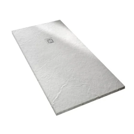 Merlyn Truestone Rectangle Tray White 1400 X 800mm detail view - Image 3
