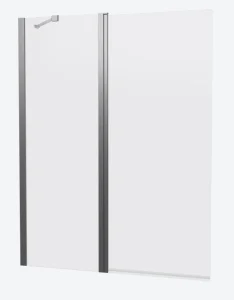 Crosswater 6mm Double Bath Screen 1150 Slate