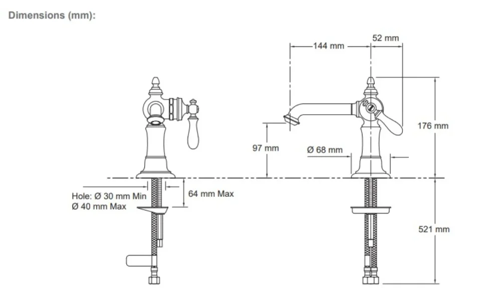 Kohler Artifacts Single-lever Monobloc Basin Mixer - Image 2