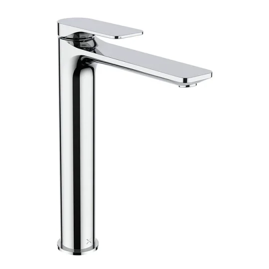 Crosswater Fuse Tall Basin Monobloc With Clicker Waste Chrome detail view - Image 7