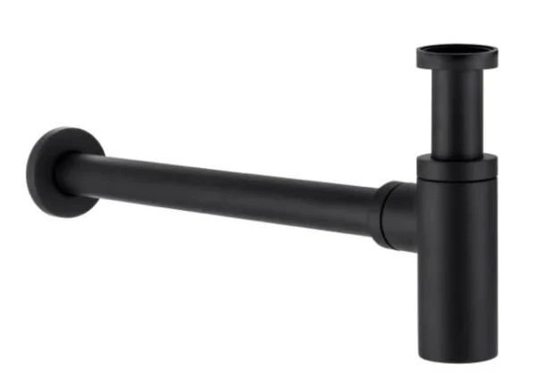 Bagno Design Aquaeco Luxury Brass Bottle Trap Matt Black