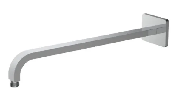 Roper Rhodes Square Fixed Shower Arm & Back Nut - Chrome
