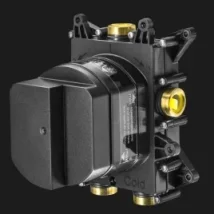 Crosswater Belgravia Crosshead Crossbox 3D Trimset Brushed Nickel detail view - Image 5