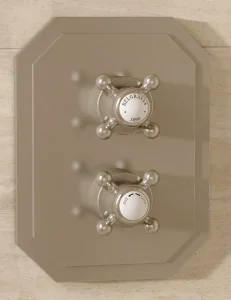 Crosswater Belgravia Crosshead Crossbox 3D Trimset Brushed Nickel