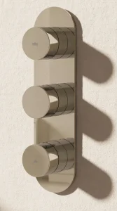 Crosswater Dial Central Thermostatic Shower Valve with 2 Way Diverter Chrome