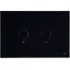 Blink Pneumatic Dual Flush Plate Matt Black RT detail view - Image 4