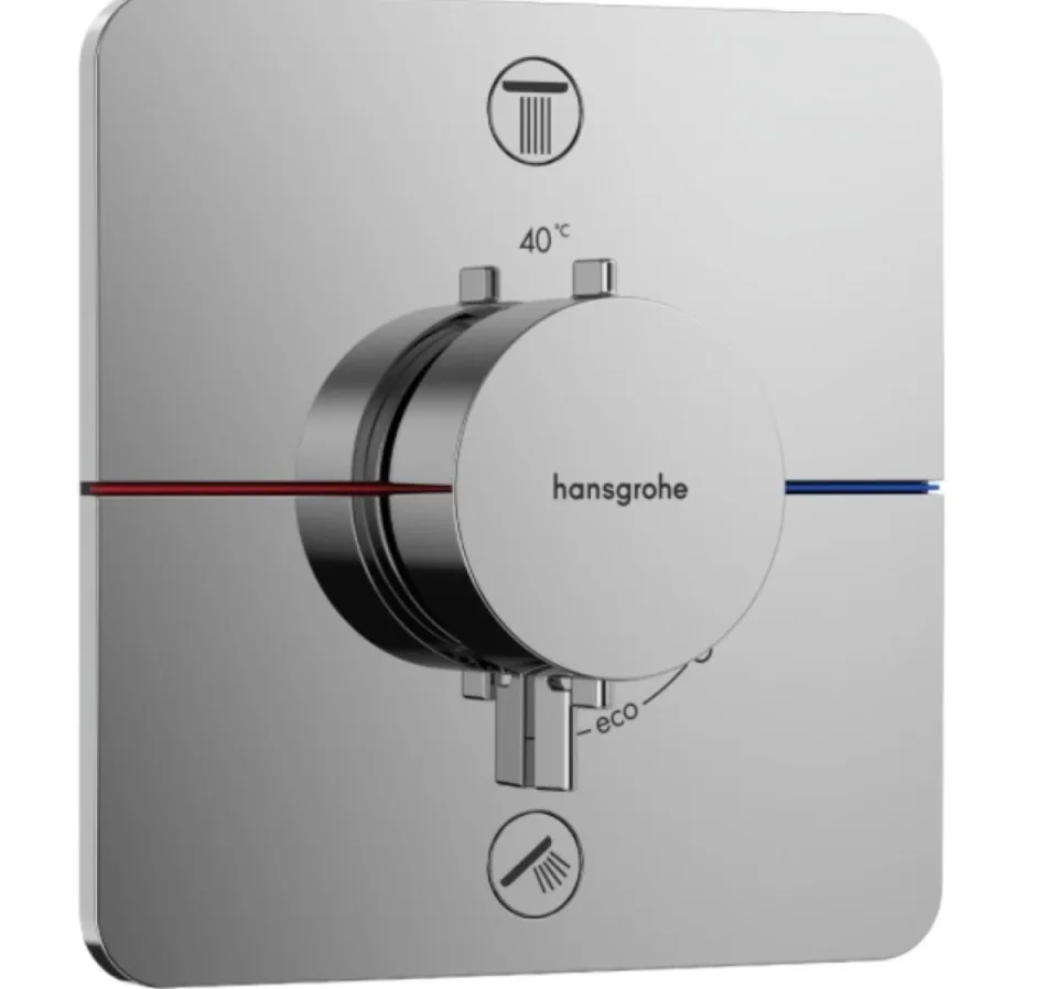 Hansgrohe Showersel.com.q Th 2ou.back Succhrome detail view - Image 4
