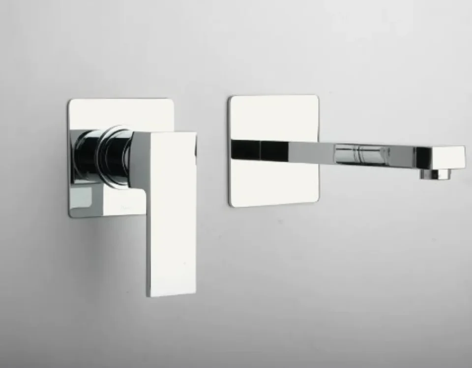 Nocode Profili Basin Mixer Wall Mounted Chrome product image - Image 2