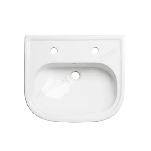 Tavistock LANSDOWN SEMI-COUNTERTOP BASIN 2 TAP HOLE detail view - Image 3