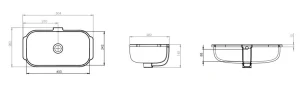 Roper Rhodes 600mm Strata Underslung Basin Incl Fixings - White
