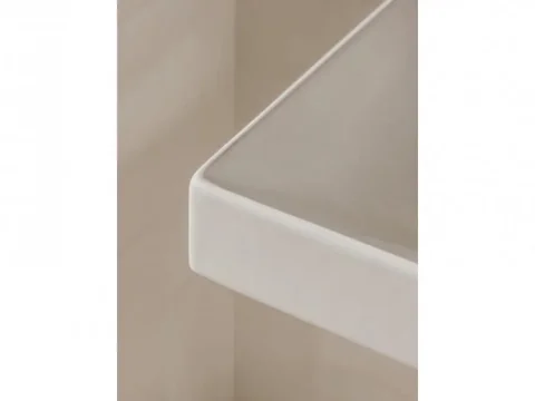 Roca Ona Wall Hung Basin 1200mm - White detail view - Image 3