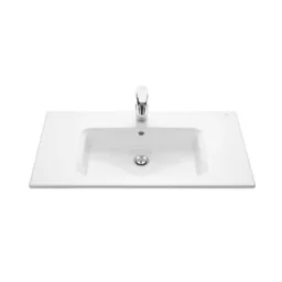 Roca The Gap/aleyda Standard 800mm Basin - White (a3279a4000) detail view - Image 4