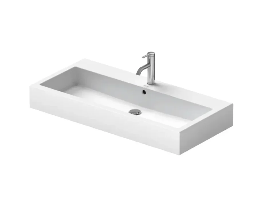 Duravit Washbasin 100 Cm Vero White With Of, With Tp, 1 Th, Wg - Image 2
