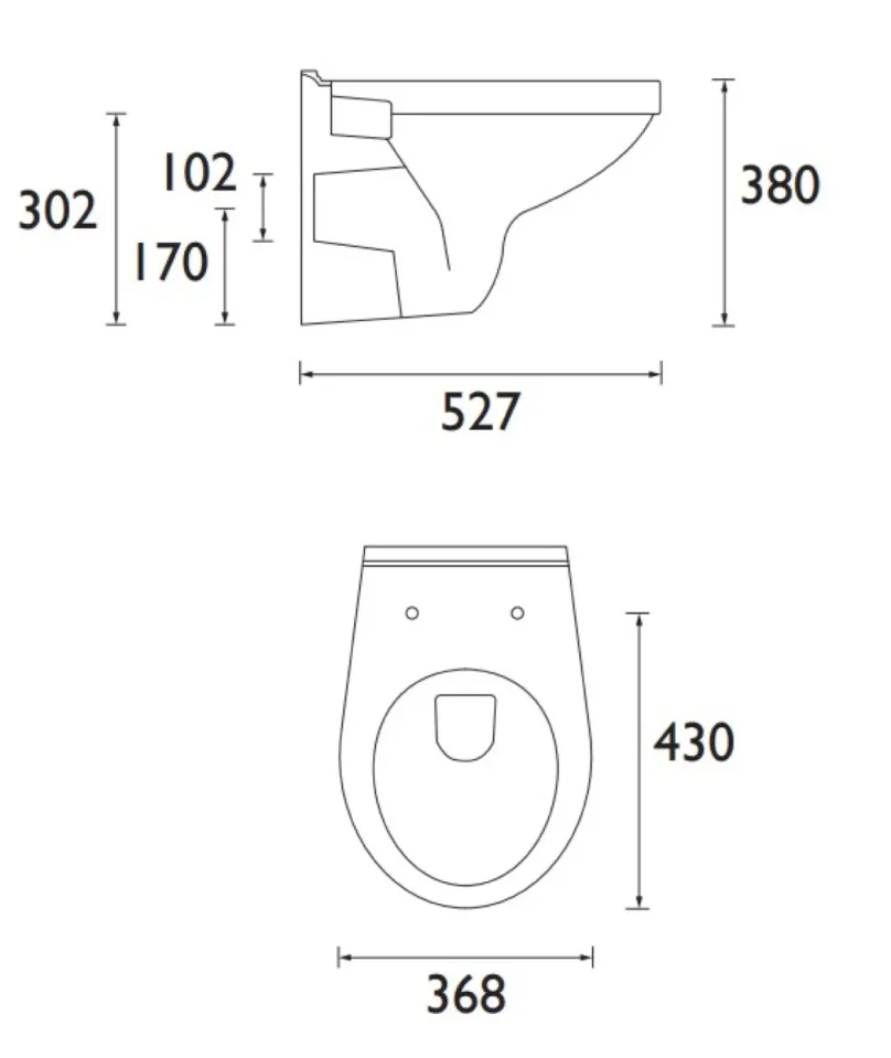 Heritage Granley Wall Hung Pan - Image 2