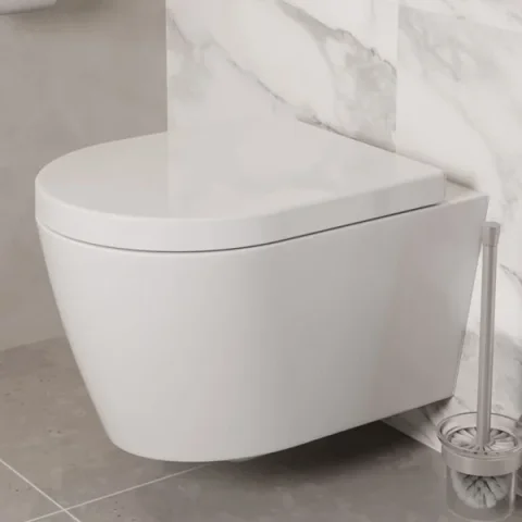 Saneux Uni Wall Hung Wc Pan - Rimless detail view - Image 1