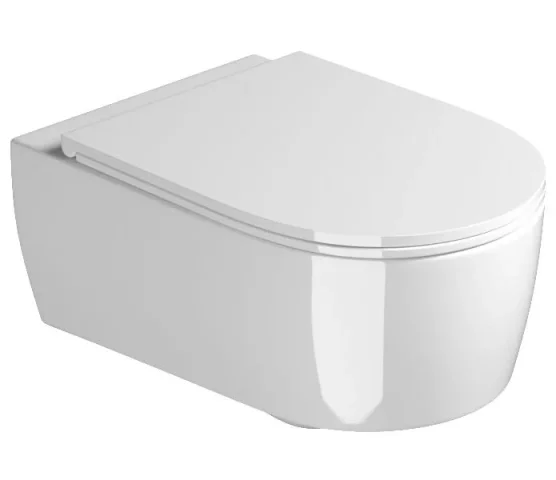 Saneux Austen Wall Hung Wc Pan - Rimless - Long Projection detail view - Image 5