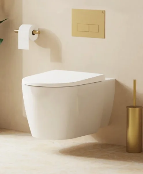 Crosswater Kai X Wall Hung Toilet White