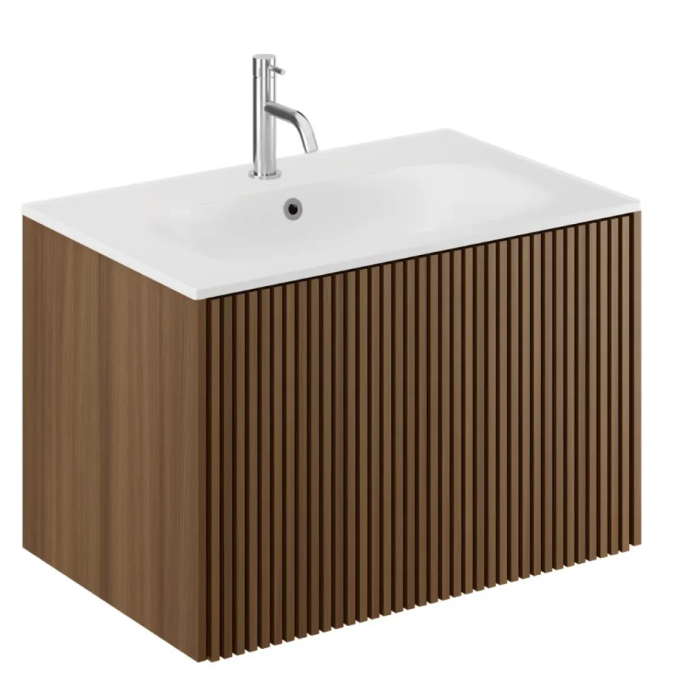 Crosswater Limit Single Drawer Unit 700 Royal Walnut - Image 3