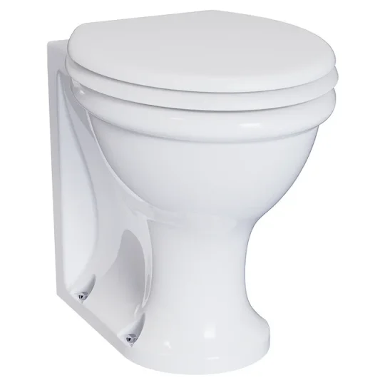 Burlington Guild Back To Wall Pan White detail view - Image 3