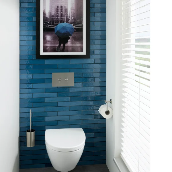 Just Taps Metal Pneumatic Flush Plate Brushed Stainless Steel