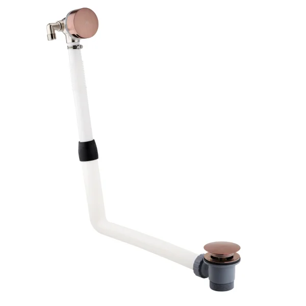 Just Taps Kono Extended Exofil With Click Clack Bath Waste Brushed Bronze