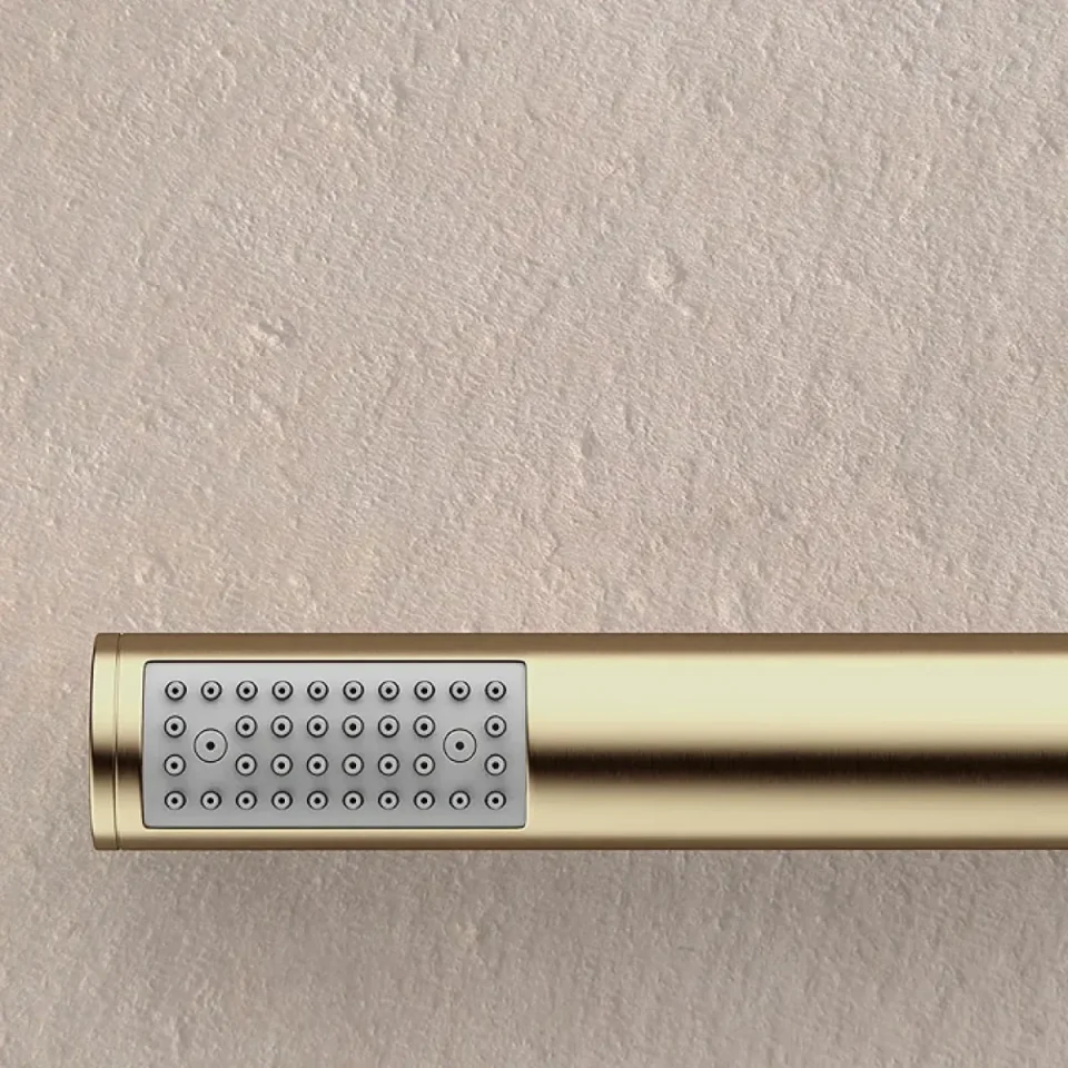 Crosswater MPRO Shower Kit & Wall Out Brushed brass - Image 1