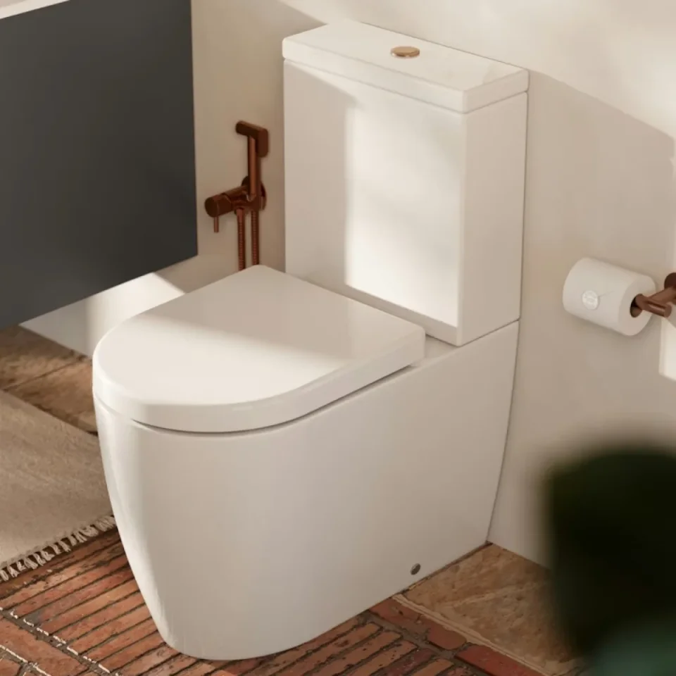 Saneux Uni Close Coupled Wc Pan - Rimless - Image 1