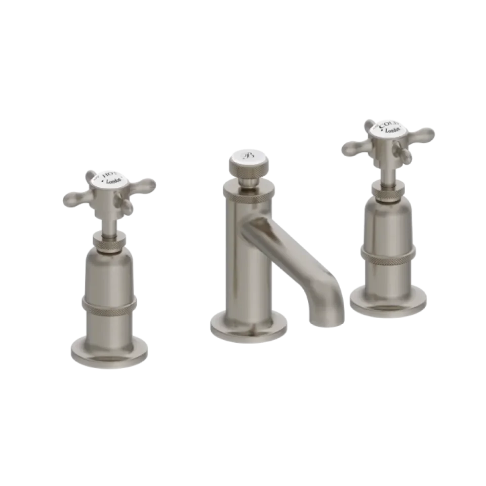 Burlington Guild Basin 3th Mixer Deck Mounted Brushed Nickel - Image 2
