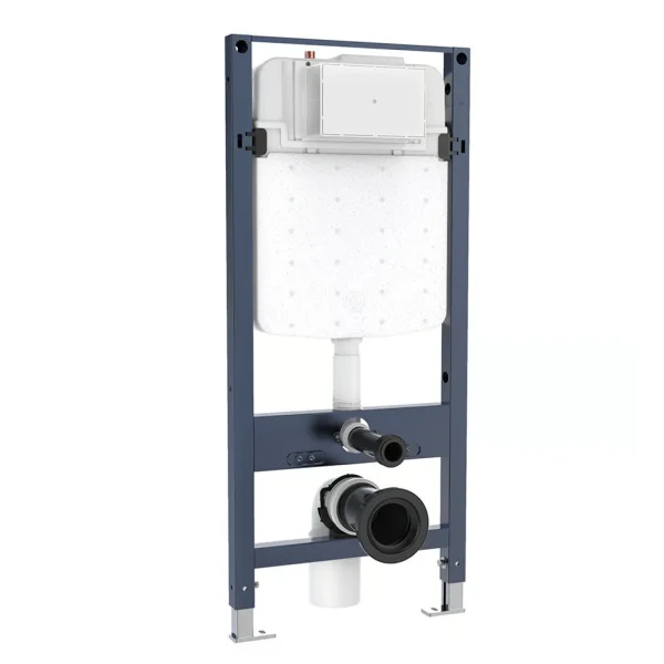 Crosswater Slim Depth Wc Support Frame 1.12m Height (with Dual Flush Concealed Cistern & Installation Kit)