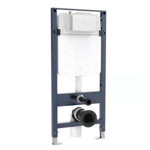 Crosswater Slim Depth Wc Support Frame 1.12m Height (with Dual Flush Concealed Cistern & Installation Kit)