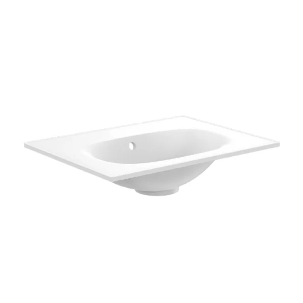 Crosswater Furniture Basin 600 0TH O/F White
