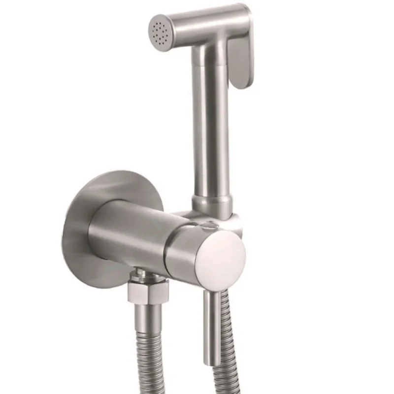 Just Taps Inox Single Lever Douche Set For Cold And Hot Operation detail view - Image 1