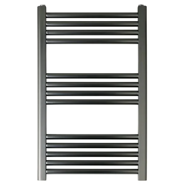 Just Taps Vos Radiator Brushed Black 800 X 500