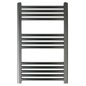 Just Taps Vos Radiator Brushed Black 800 X 500
