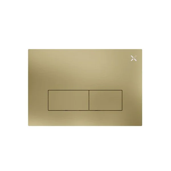 Crosswater Mpro Stainless Steel Flush Plate Brushed Brass