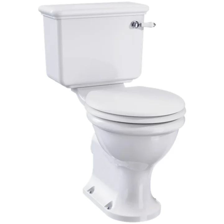 Burlington Guild Closed Coupled Pan White detail view - Image 3