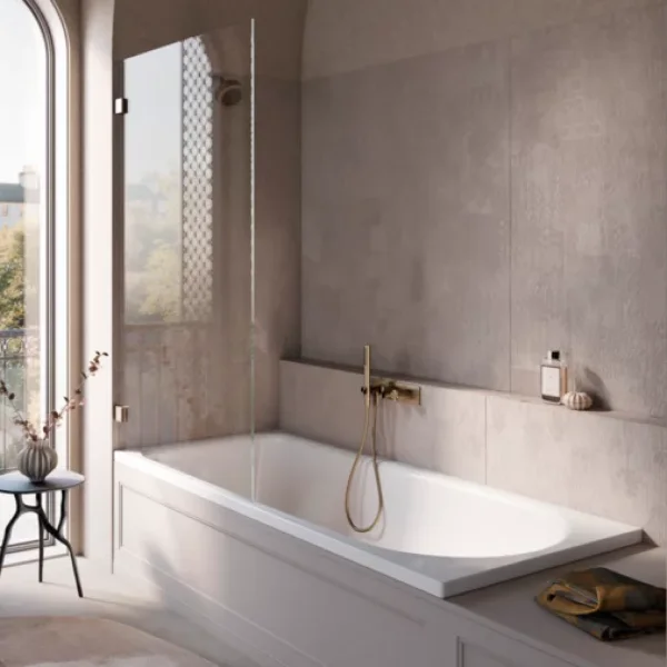 Bette Ocean 1700 750mm Foot End Rightoverflow Front White