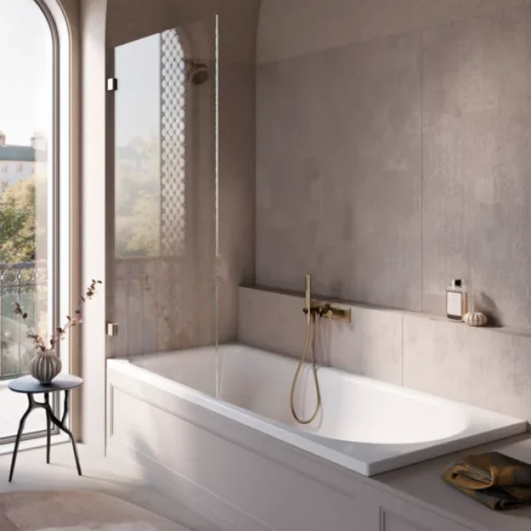 Bette Ocean 1600 700mm Foot End Rightoverflow Front White