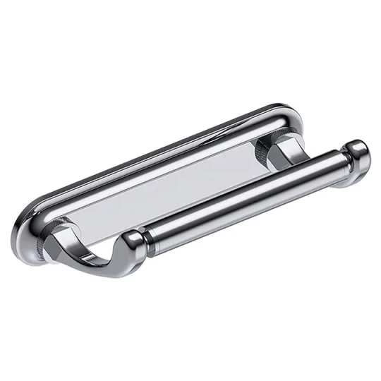 Burlington Guild Toilet Roll Holder Chrome detail view - Image 1